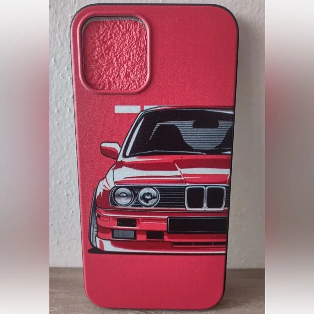 iPhone 12 / 12 Pro Rubber Phone Case BMW E30 325i 318i 325is 318is